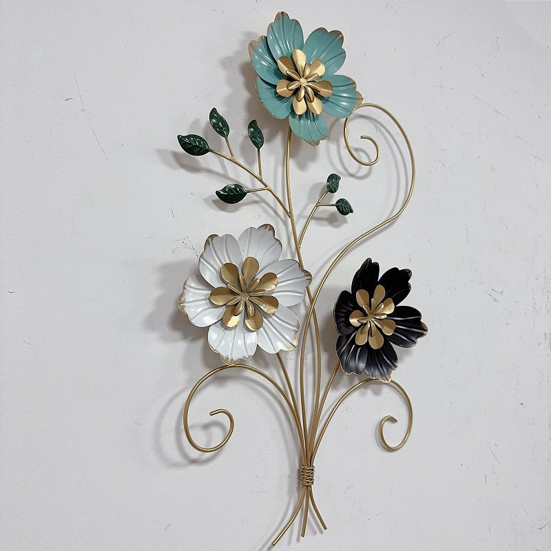 3D Floral Metal Wall Art Bowlift