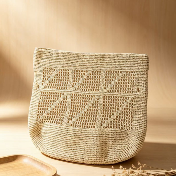 Hand-knotted shoulder bag Bowlift