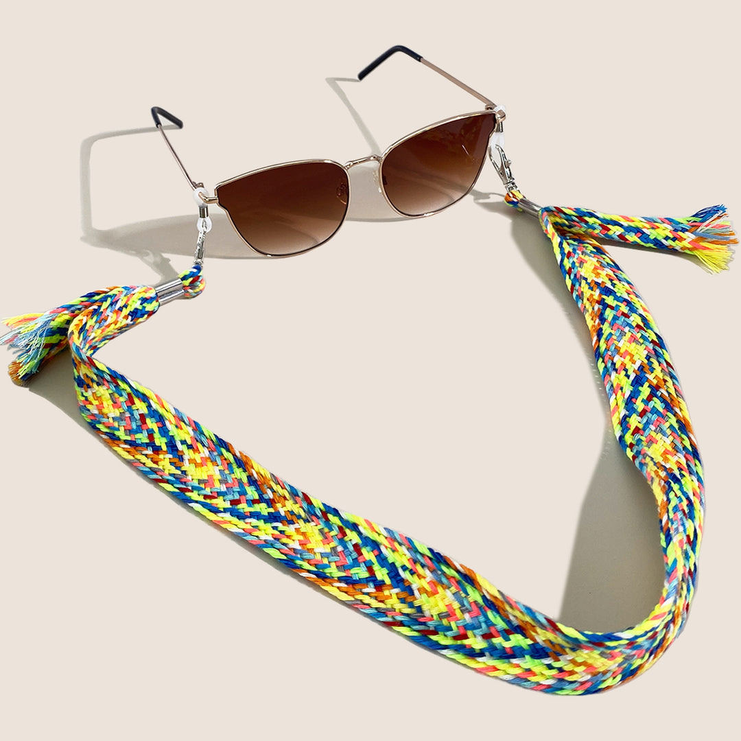 Colorful Woven Eyewear Retainer Bowlift