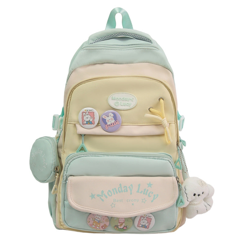Children's Playful Character Design School Backpack Bowlift