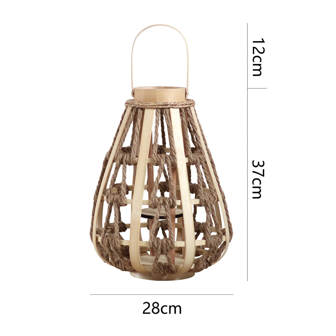 Decorative lantern made of rattan Bowlift