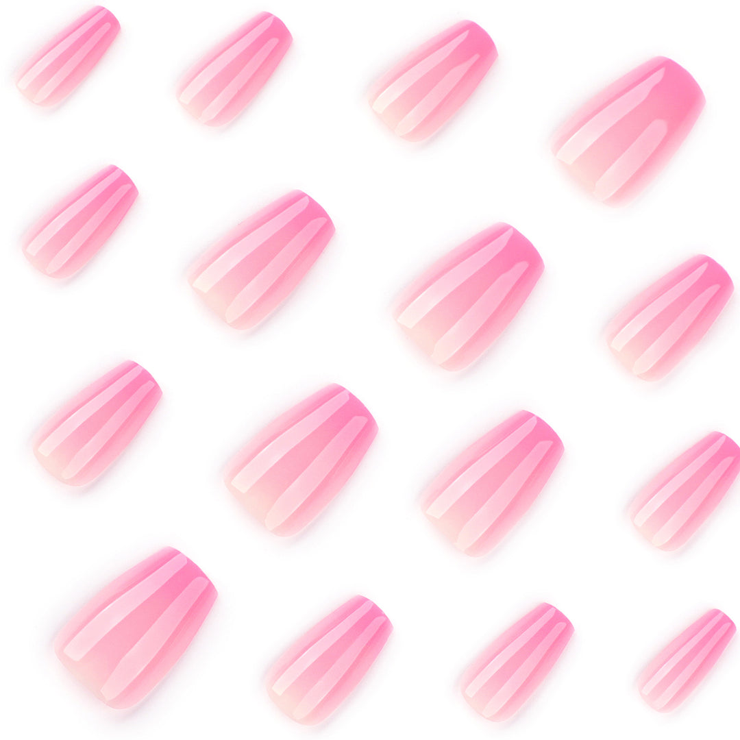 Artful Gel Nails with Delicate Ombre Effect Bowlift