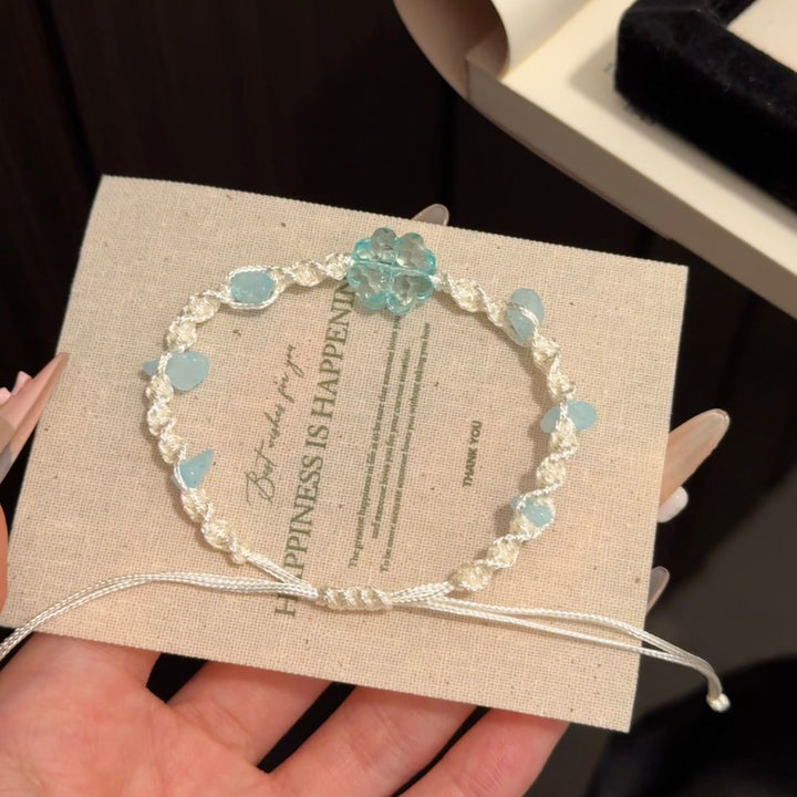 Handmade Floral Charm Bracelet Bowlift