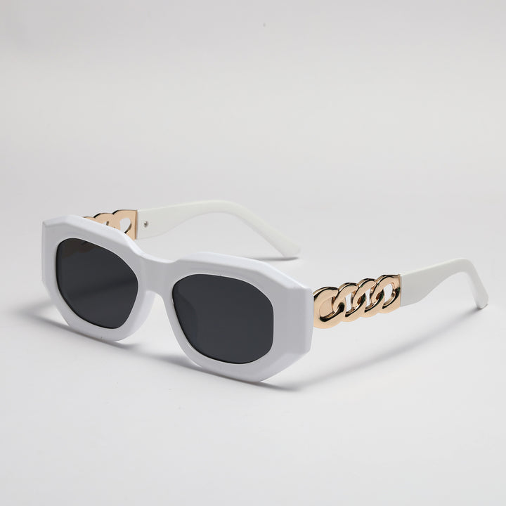 Ladies fashionable sunglasses with luxurious chain frame Bowlift