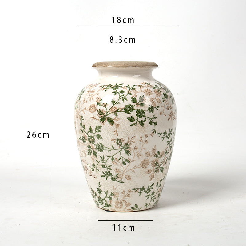 Elegant floral ceramic carafe Bowlift