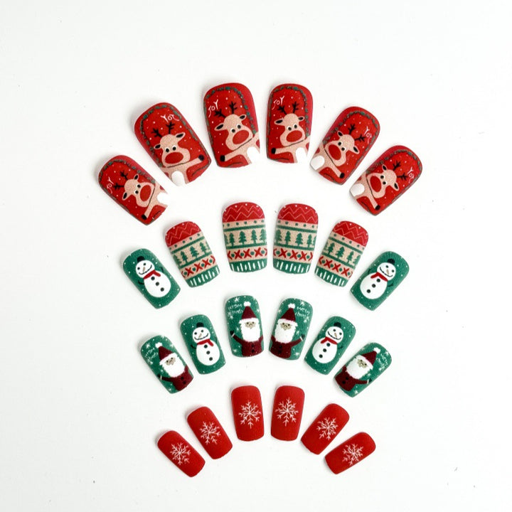 Christmas Art Nails Bowlift