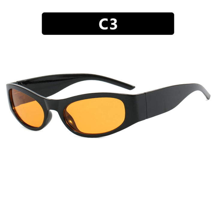 Women's sporty sunglasses with a wide frame and UV protection Bowlift