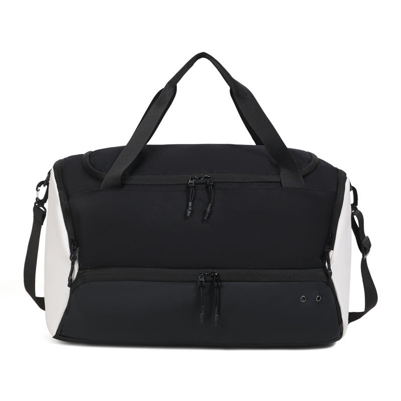 Sport bag with optimal interior and adjustable shoulder strap Bowlift