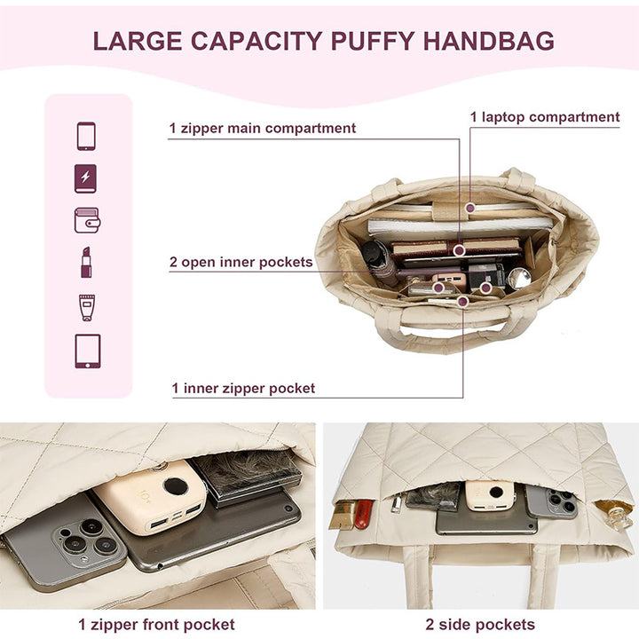 Padded everyday shoulder bag Bowlift