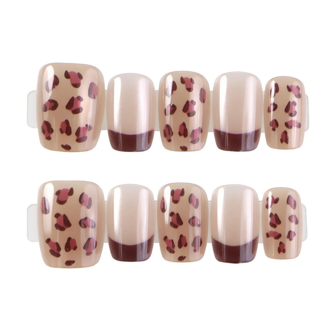 Animal Print Press-On Nail Set Bowlift