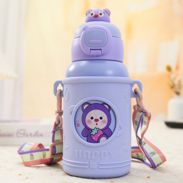 Insulated drinking bottle with cute animal design Bowlift