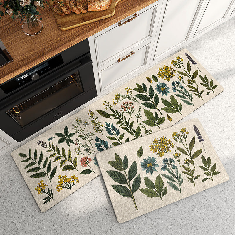 Floral Garden Kitchen Comfort Mat Bowlift
