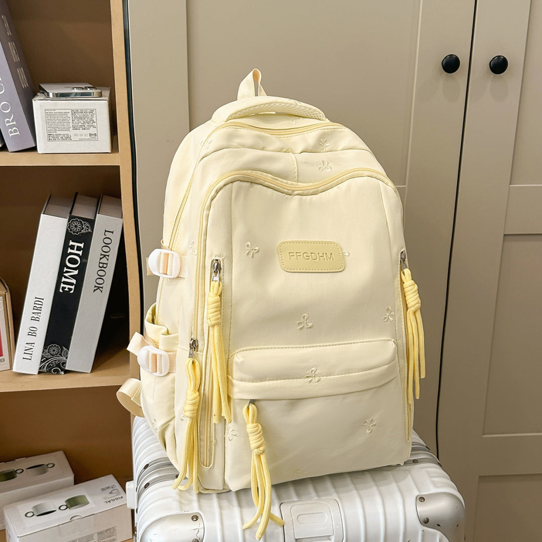 Functional Graphic-Embellished Backpack