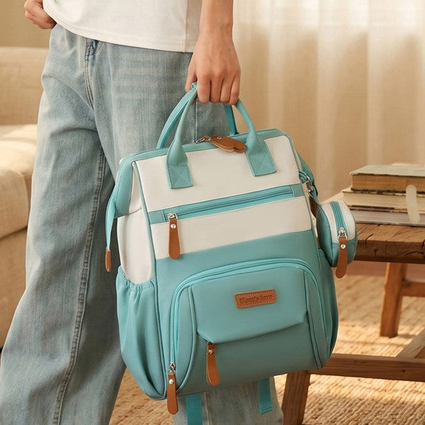 Multi-Pocket Versatile Diaper Backpack Bowlift