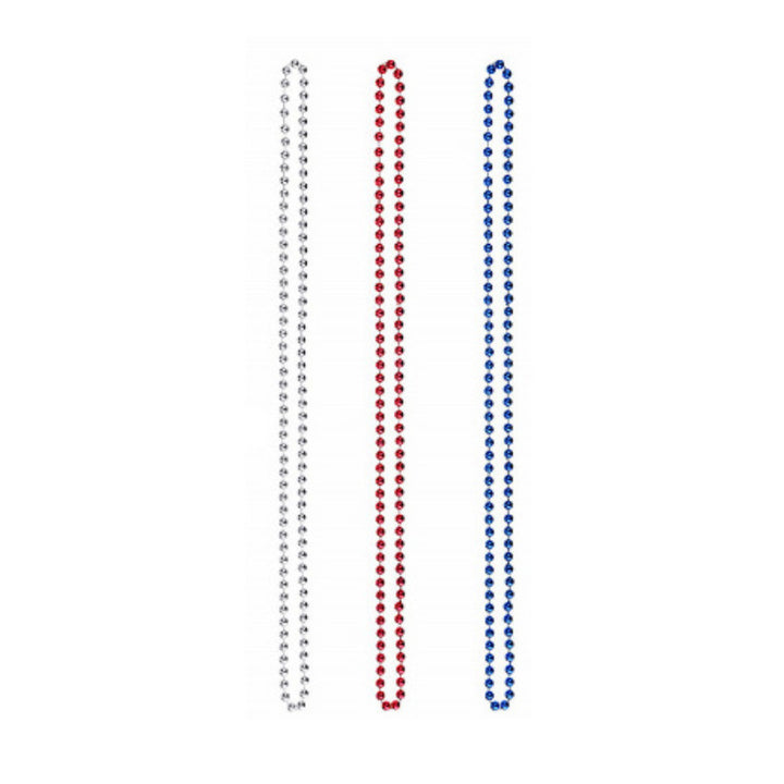 Unisex nan lightweight plastic bead necklaces multi-part party set Bowlift