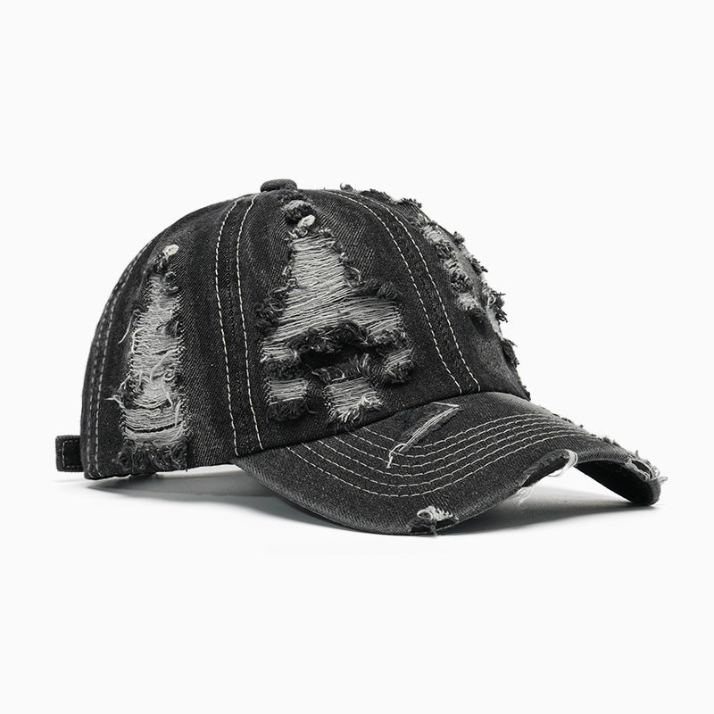 Ladies fashion Destroyed-basecap Bowlift