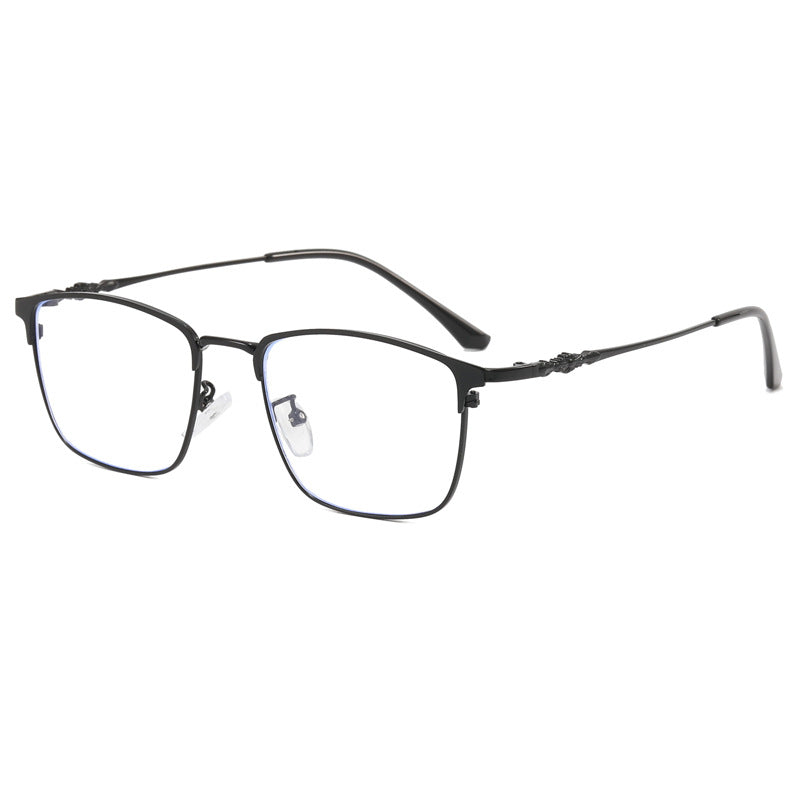 Ladies fashionable square glasses with elegant metal frame Bowlift