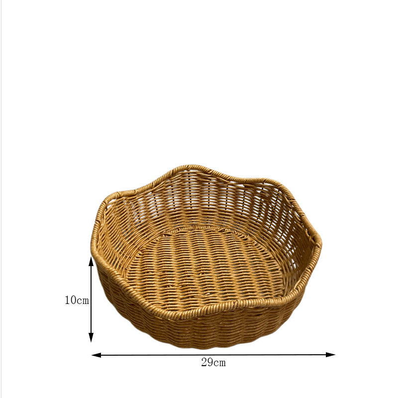 Decorative Woven Serving Basket Bowlift