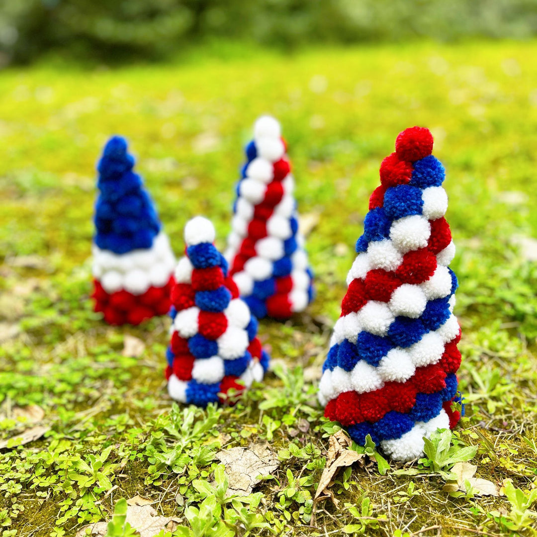 Unisex nan handcrafted Pompon Christmas tree table decoration Bowlift