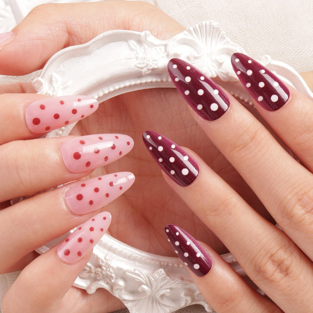 Elegant Floral Bow Press-On Nail Tips Bowlift