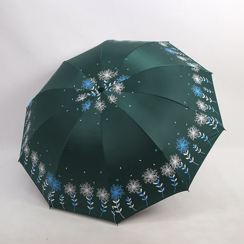 Women's umbrella with floral design Bowlift