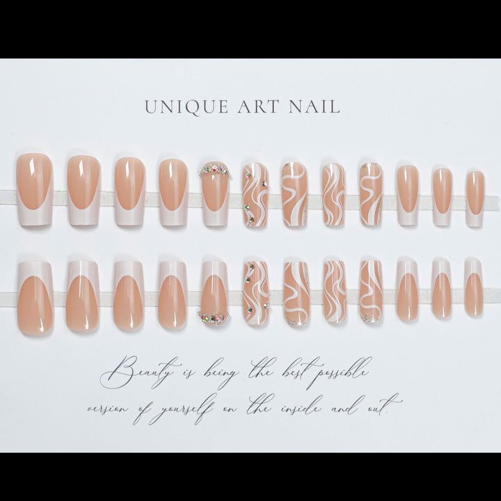 Artistic Gel Nail Tips Set Bowlift
