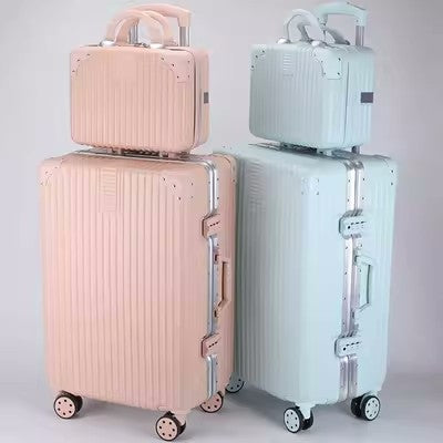 Heavy-Duty Ribbed Wheel Suitcase Bowlift