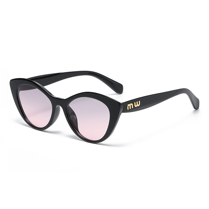 Ladies' fashionable cat-eye sunglasses with UV protection Bowlift