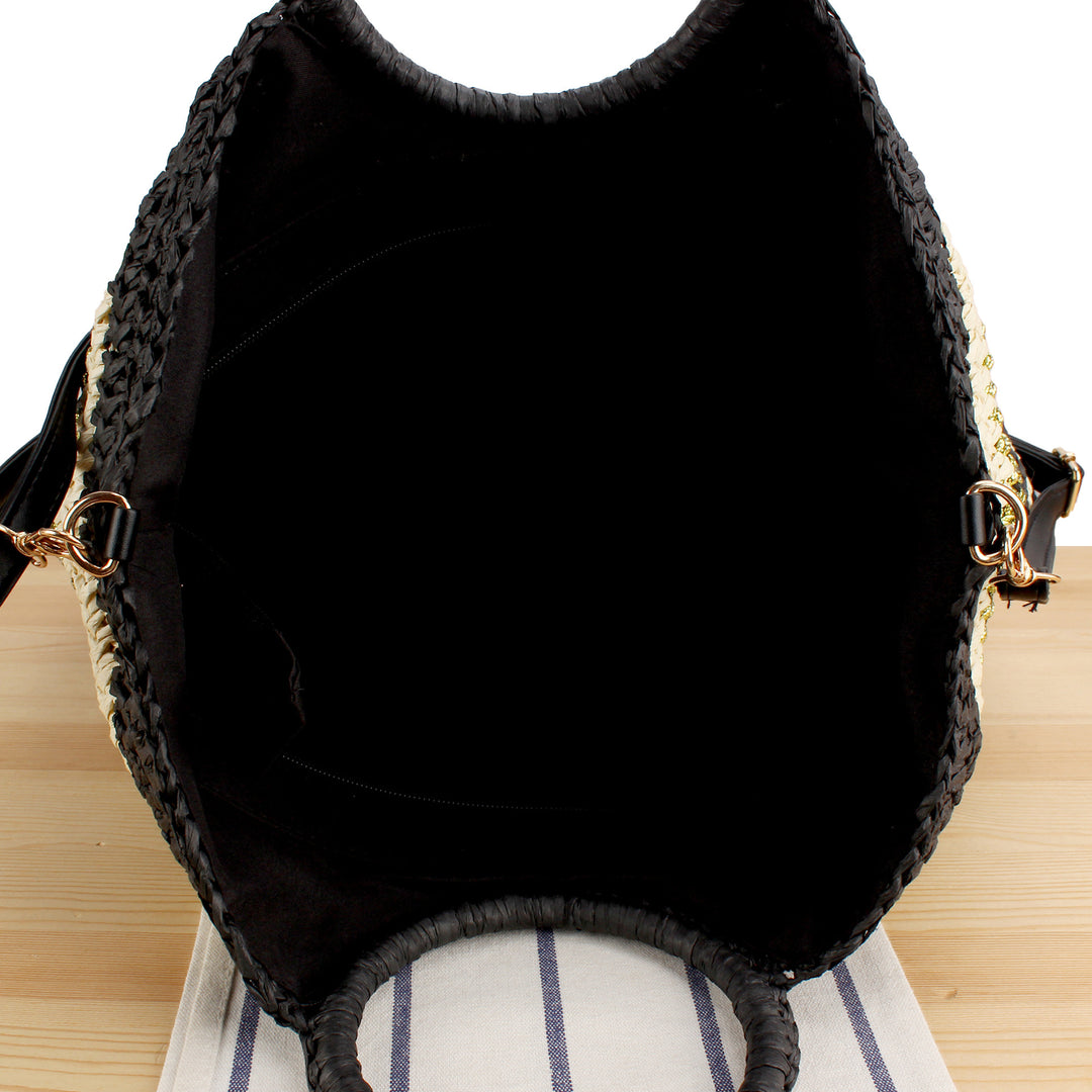 Shoulder bag with stylish ring handle Bowlift