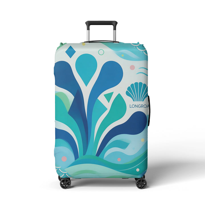 Women's suitcase cover with modern graphic design Bowlift
