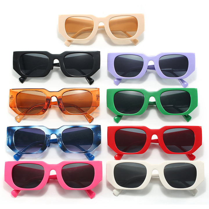 Women geometric oversized sunglasses with wide design Bowlift