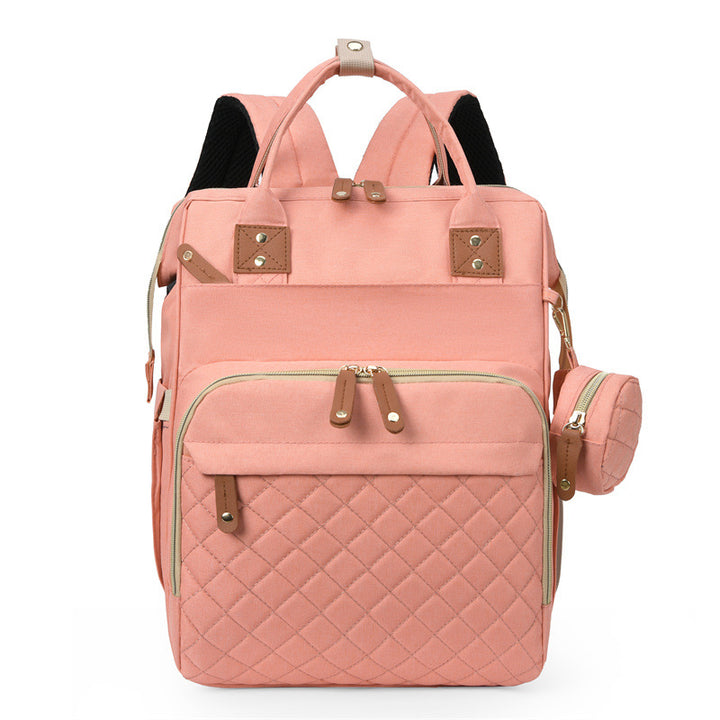 Versatile Multi-Pocket Quilted Backpack Bowlift