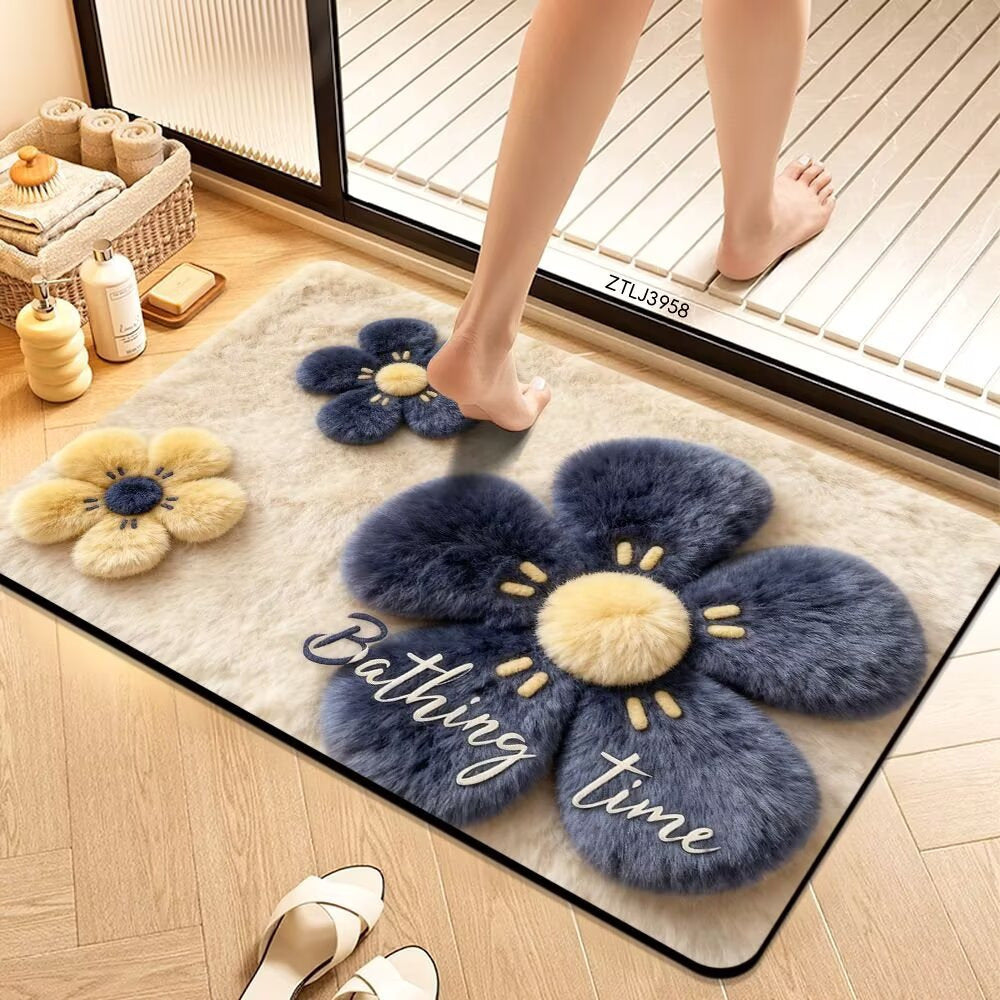 Decorative Bath Mat Bowlift