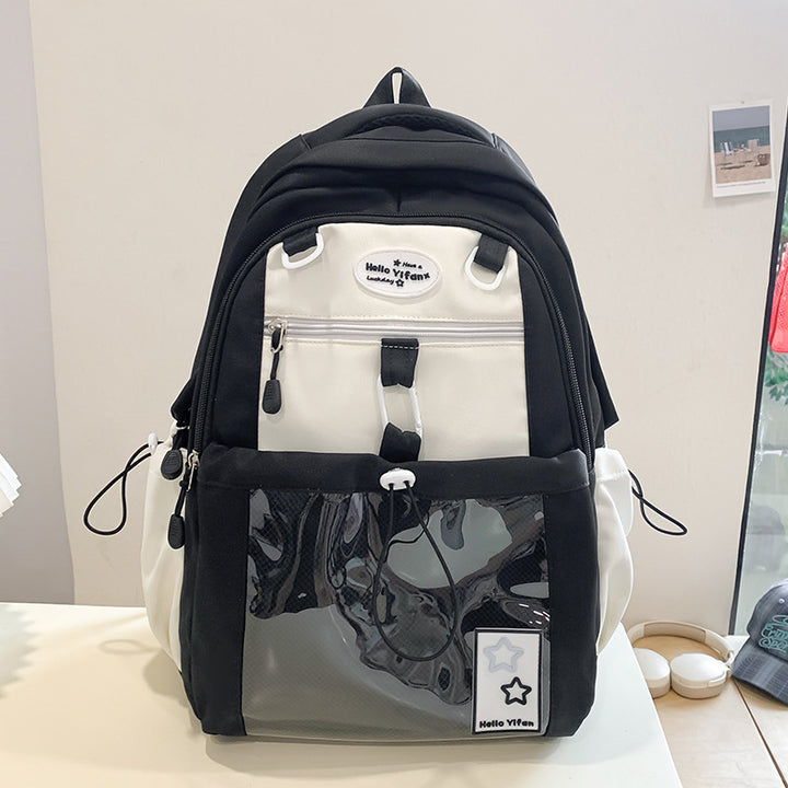 Stylish Transparent Pocket Backpack