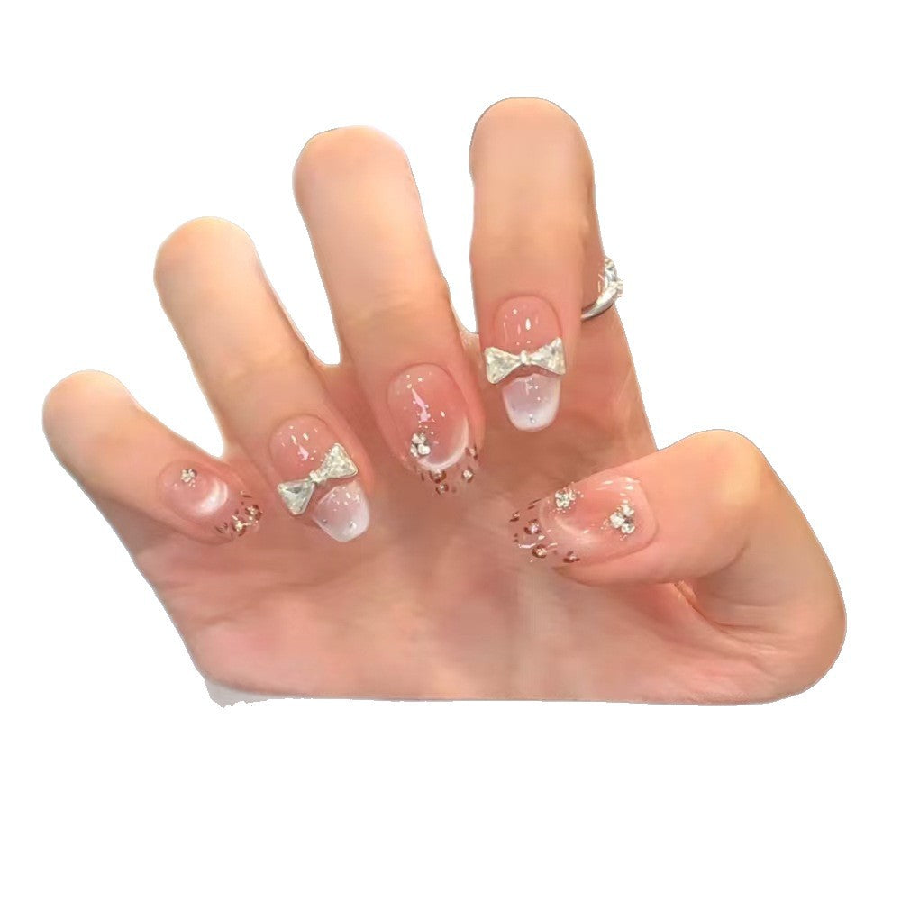 Glittering and Decorated Artificial Nails Bowlift