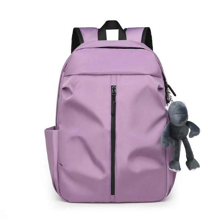 Multifunctional Backpack with Animal Pendant Bowlift