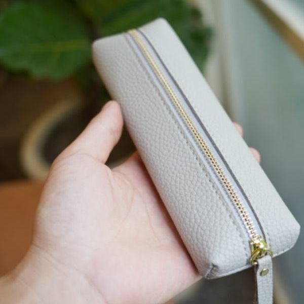 Elegant Leather Pencil Case Bowlift