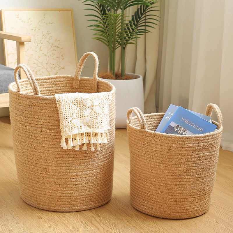 Natural Fiber Storage Basket Bowlift