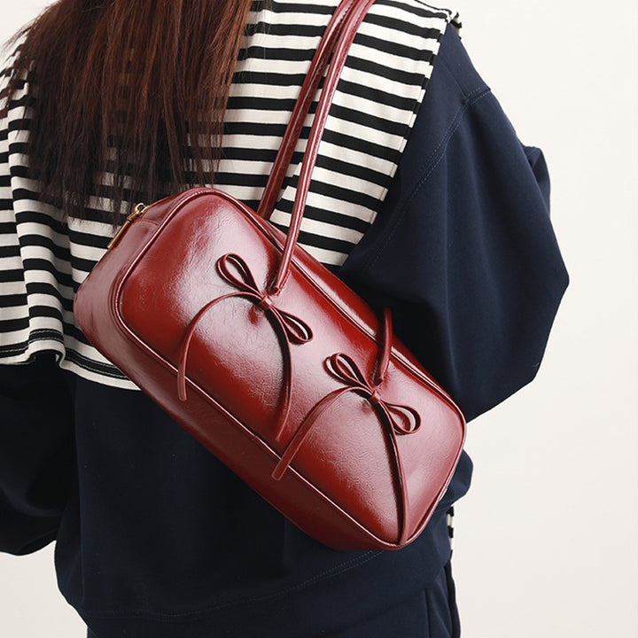 Stylish Leather Tote Bowlift