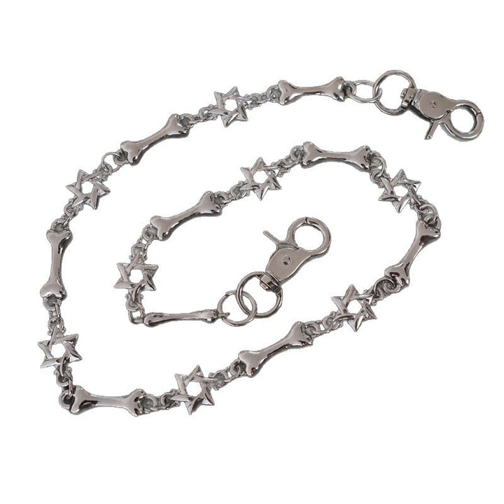 Elegant necklace with cross and bone pendants Bowlift