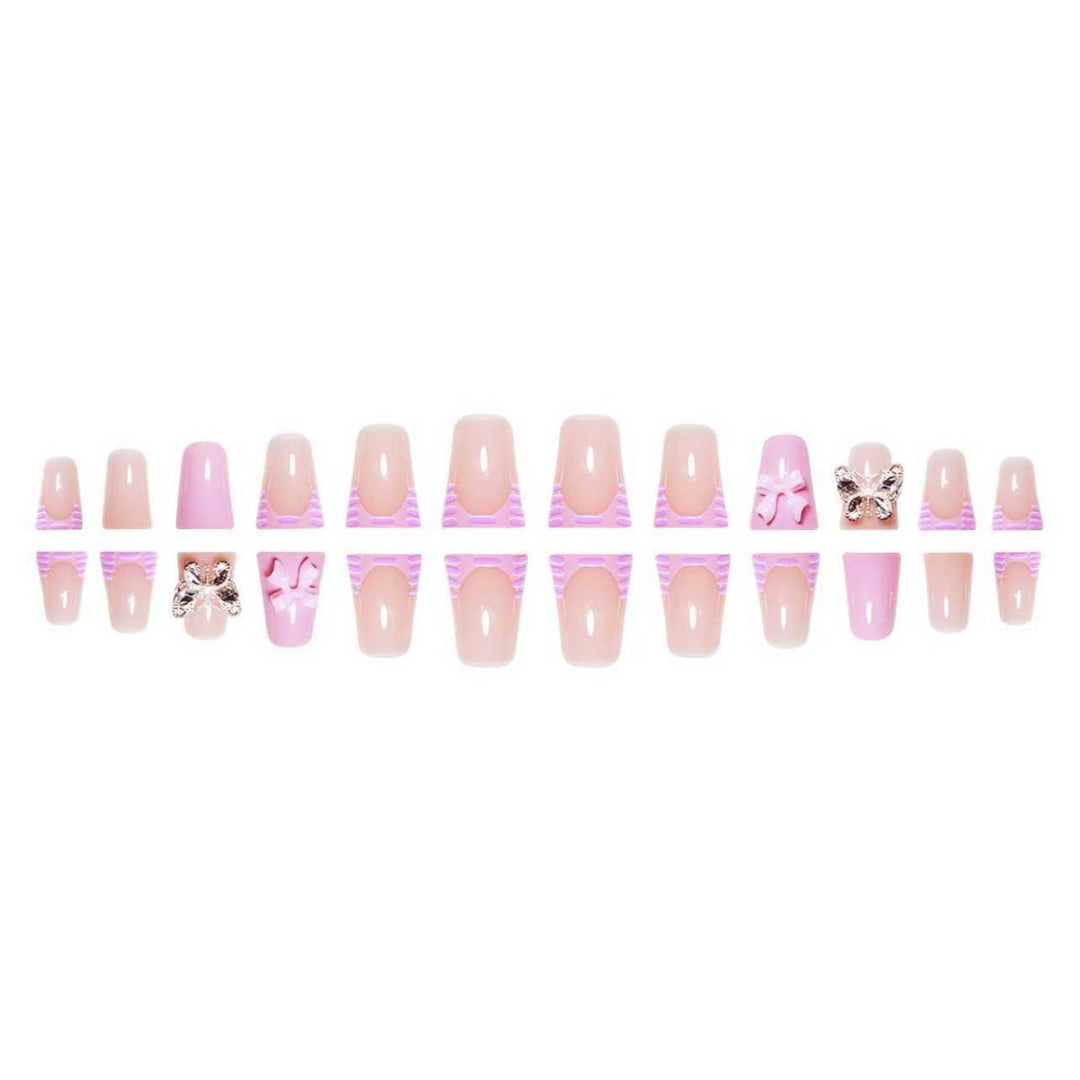 Decorative Butterfly-Inspired Nail Enhancements Bowlift