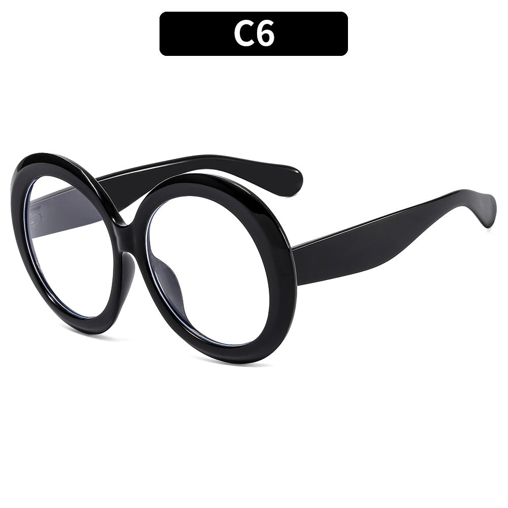 Oversized Round Frame Eyewear