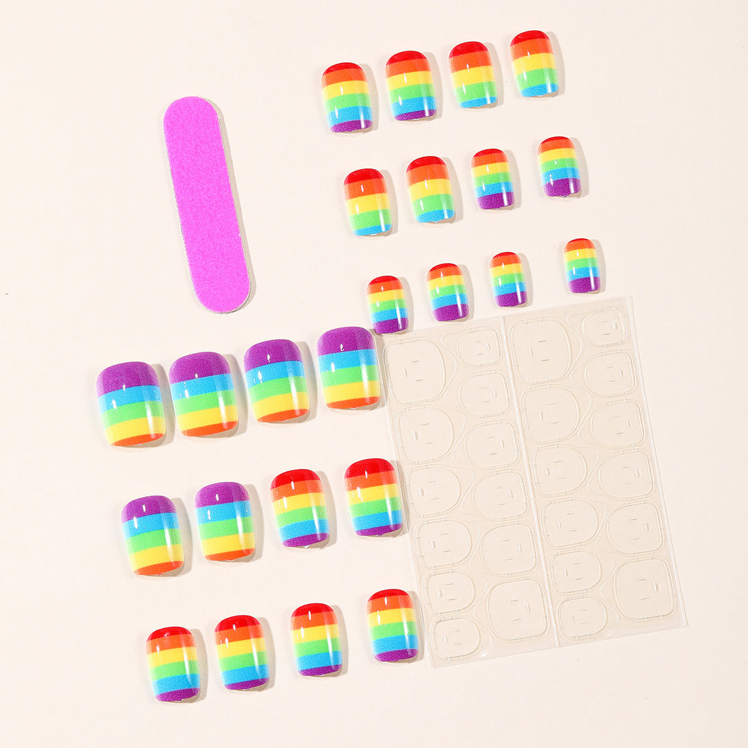 Rainbow Gradient Nail Art Kit Bowlift