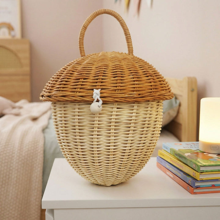 Storage basket with lid Bowlift