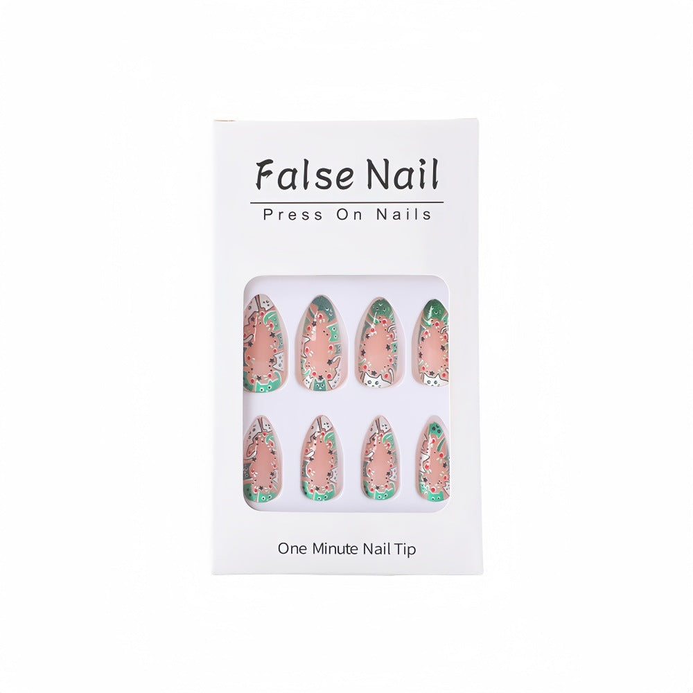 Artificial nail tips in creative design Bowlift