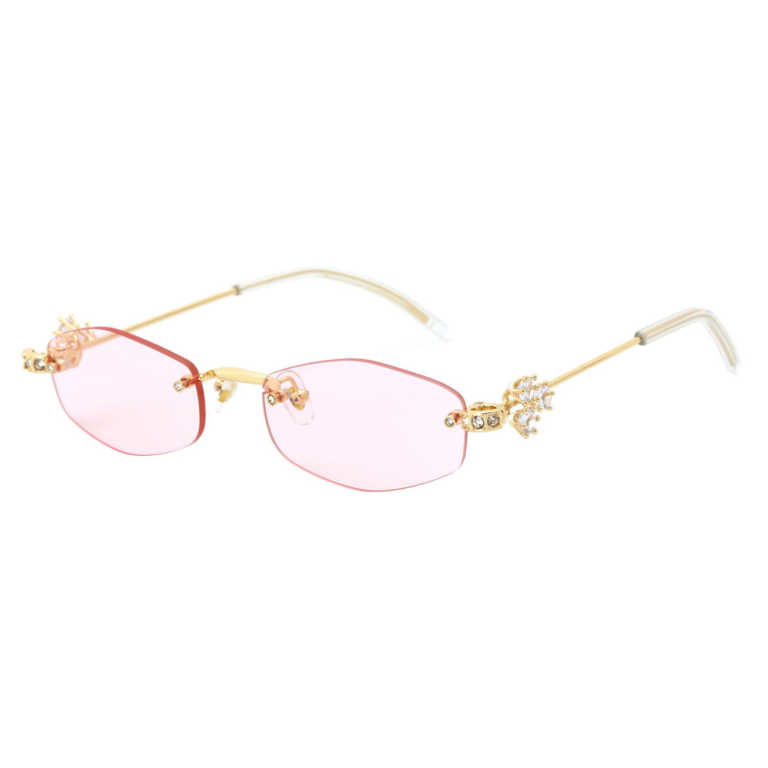 Ladies Designer Sunglasses with Luxurious Embellishments Bowlift
