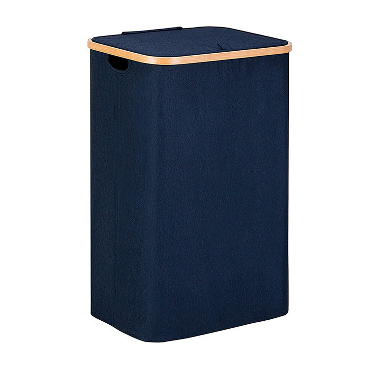 High-quality laundry basket with bamboo lid Bowlift