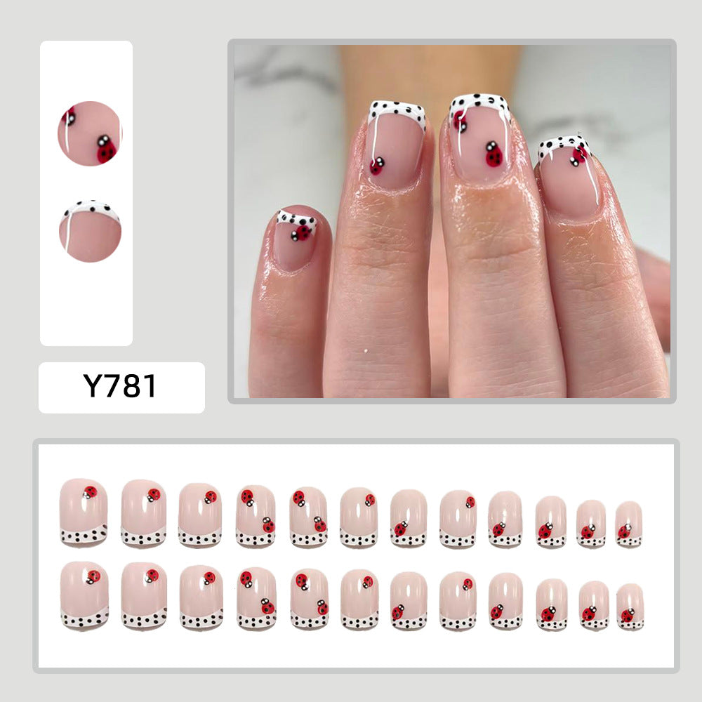 Creative Nail Art with Ladybug Motifs Bowlift