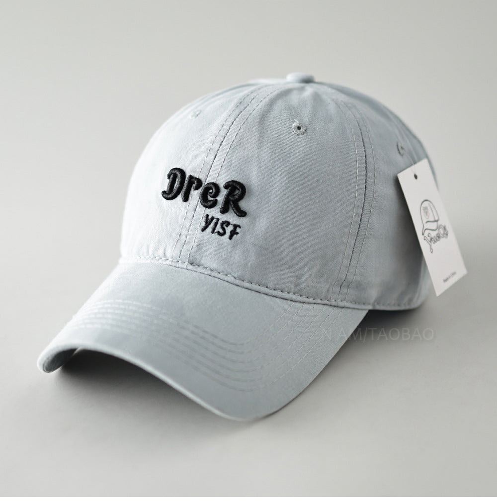 Unisex Adjustable Vintage Embroidered Cap Bowlift