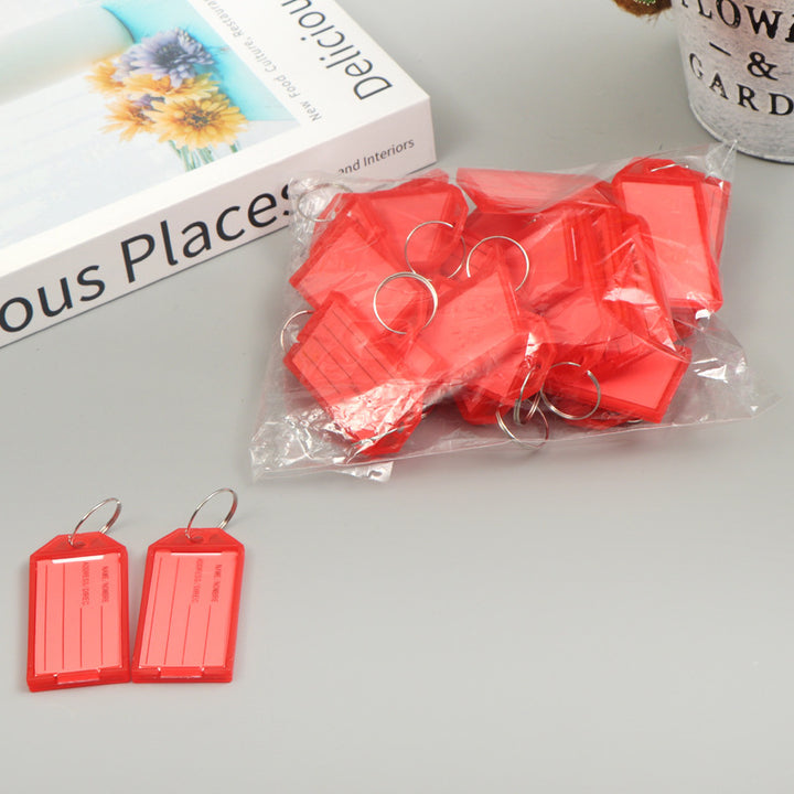 Unisex Label Keychain in Practical Set Bowlift